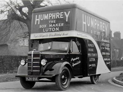 Luton Van for Humphrey the box maker