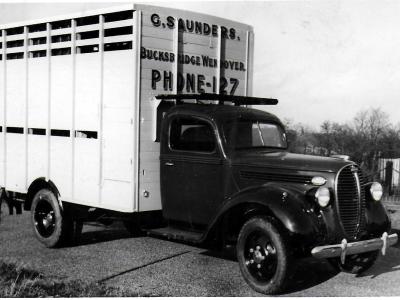Cattle truck side view
